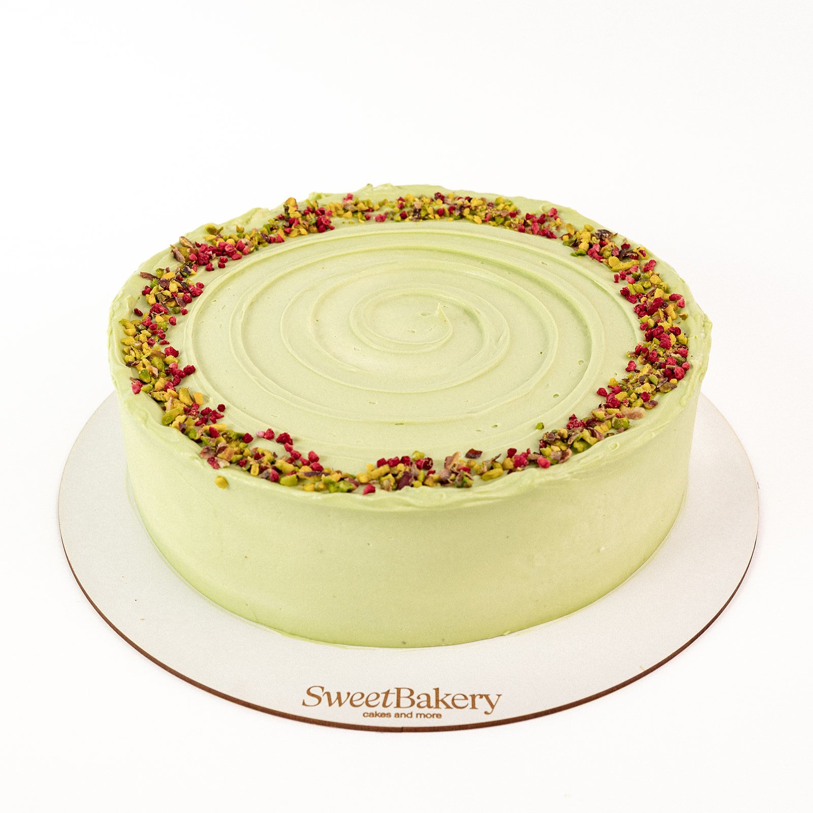 Tarta de Pistacho y Frambuesa