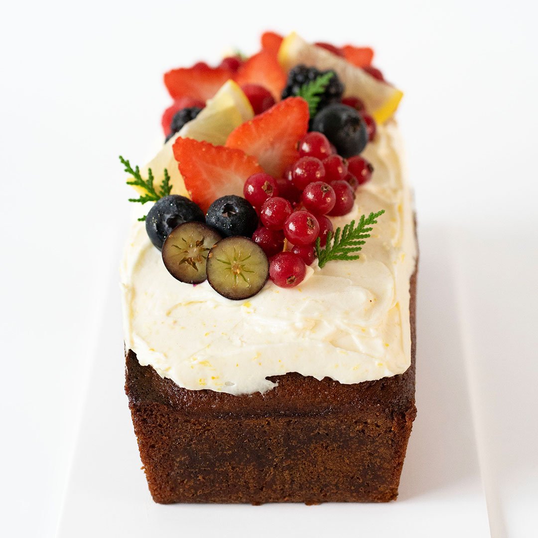 Bizcocho de Limón y Frutos Rojos