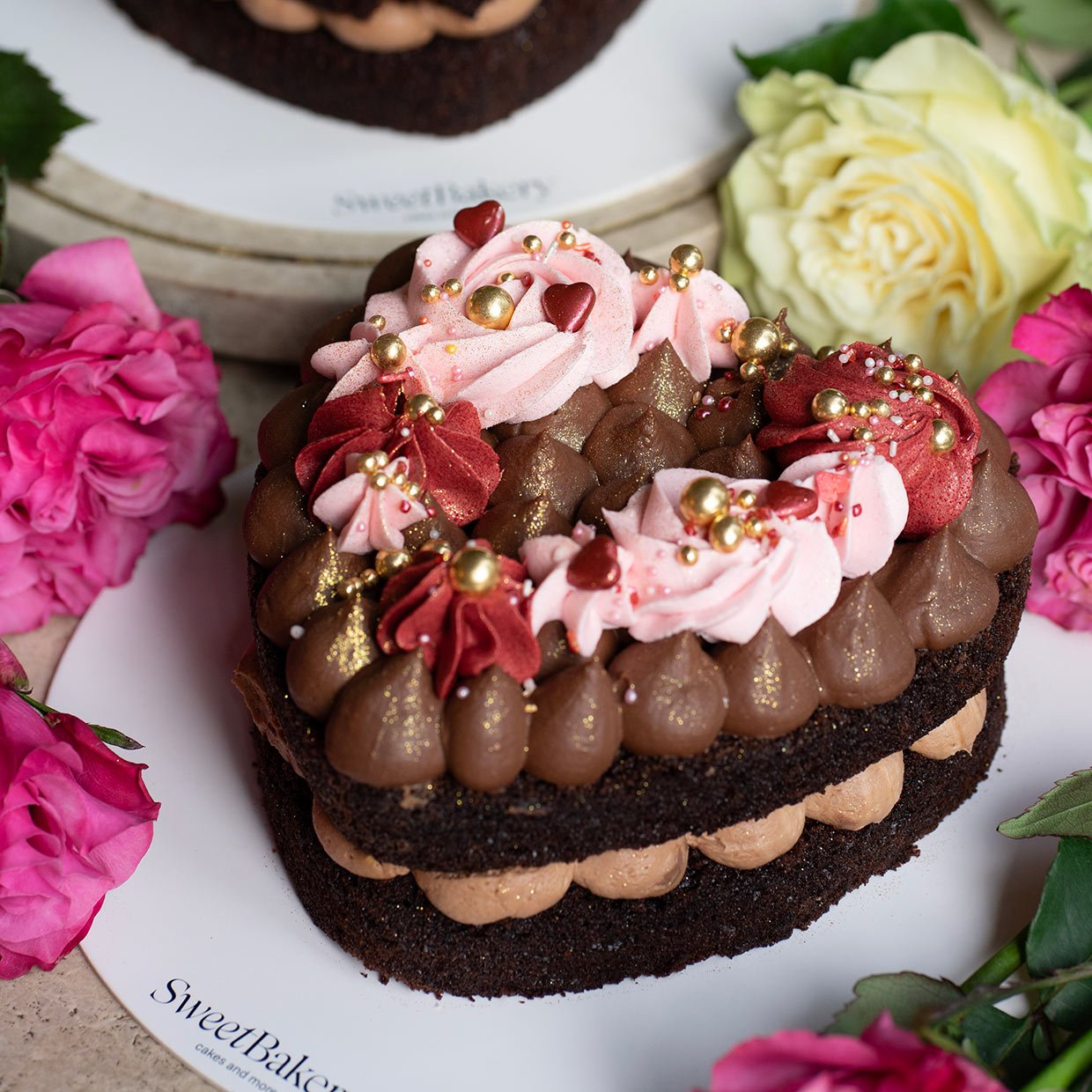 Tarta Corazón Tentación de Chocolate