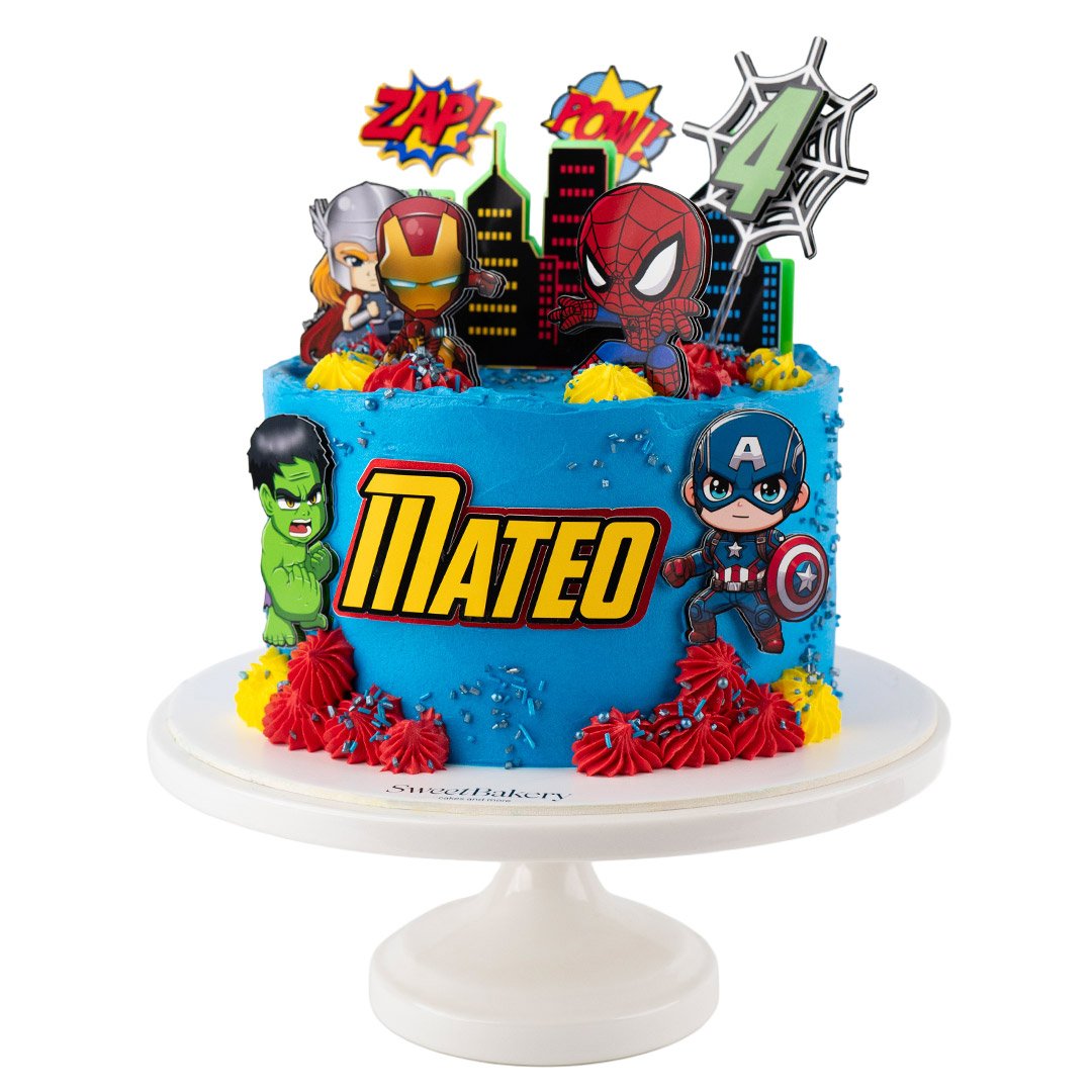 Tarta Infantil Superhéroes
